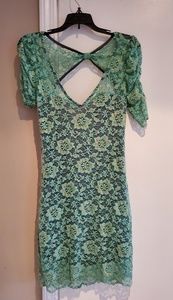 Lace Aqua Varga Dress Size L